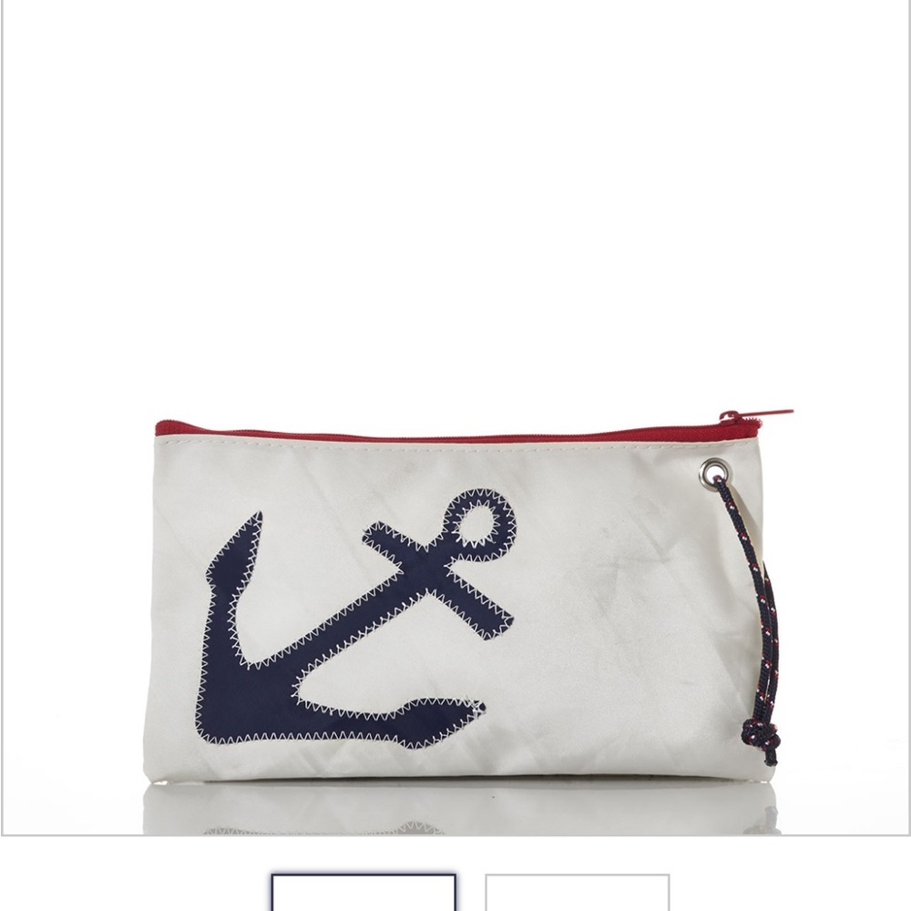 Sea Bags Navy Anchor Large Wristlet